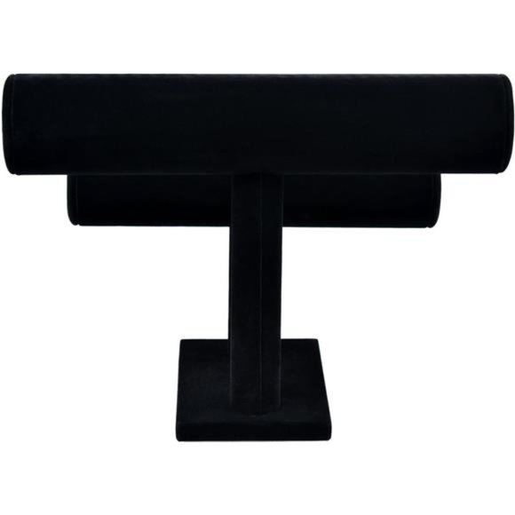 Bracelet Holder Stand Bracelet Dispaly Necklace Organizer Black T-Bar Organizer - Picture 3 of 6